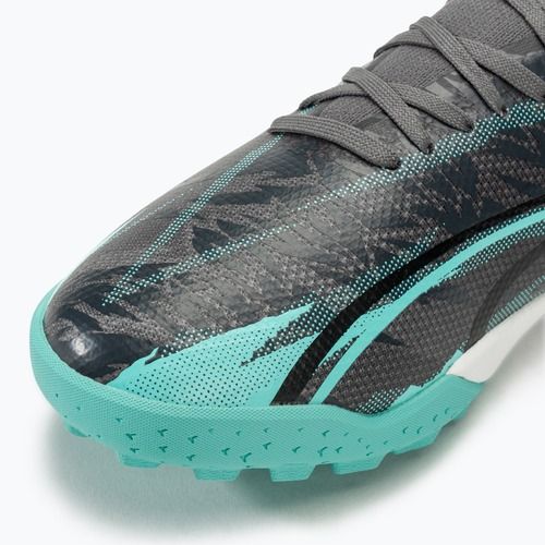 Focicipő PUMA Ultra Match Rush TT strong gray/puma white/elektro aqua