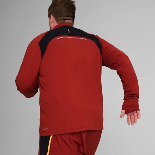 Férfi futó pulóver PUMA Run Cloudspun 1/4 Zip mars piros