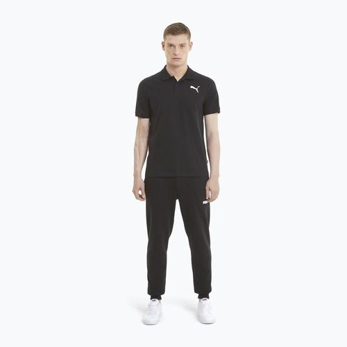 Férfi PUMA Ess Pique Polo Shirt puma fekete/macska