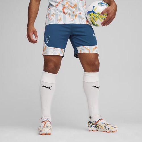 Férfi foci rövidnadrág PUMA Neymar JR Creativity Training ocean tropic/hot heat