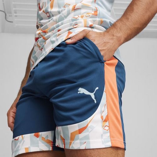 Férfi foci rövidnadrág PUMA Neymar JR Creativity Training ocean tropic/hot heat