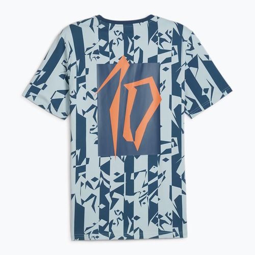Férfi foci póló PUMA Neymar Jr Creativity Logo Tee ocean tropic/turquoise surf