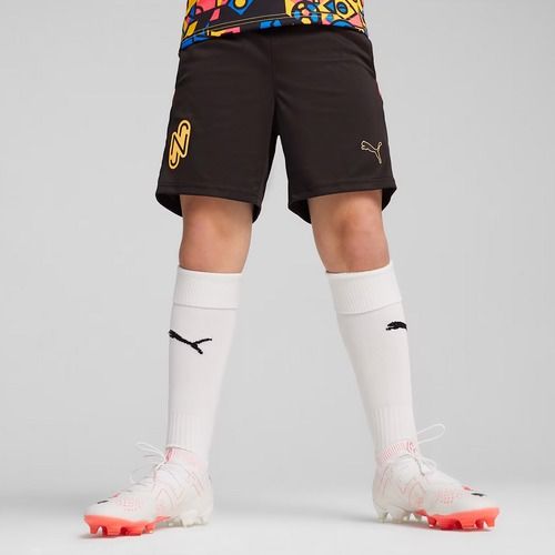 Futball rövidnadrág, gyerek PUMA Neymar Jr puma black/sunset glow