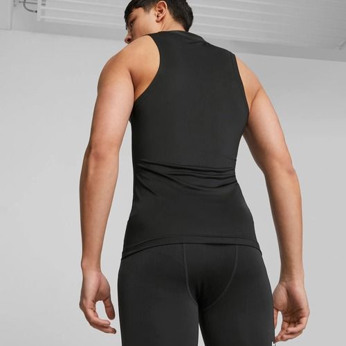 Férfi kosárlabda tank top PUMA Hoops Team Slvs Baselayer puma black