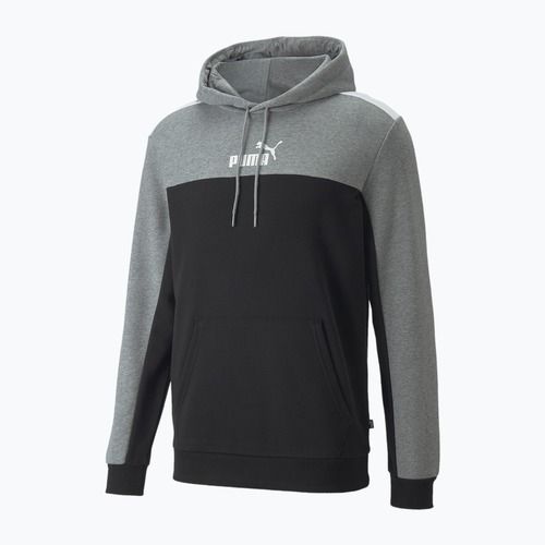 Férfi PUMA ESS+ Block Hoodie TR puma fekete
