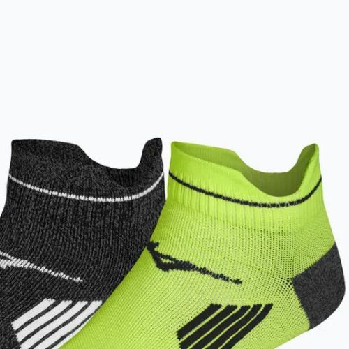 Mizuno Active Training Mid zokni 2 pár lime/fekete
