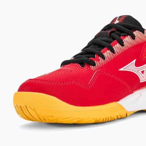 Mizuno Stealth Star 2 Jr gyermek kézilabda cipő radiant red/white/carrot curl