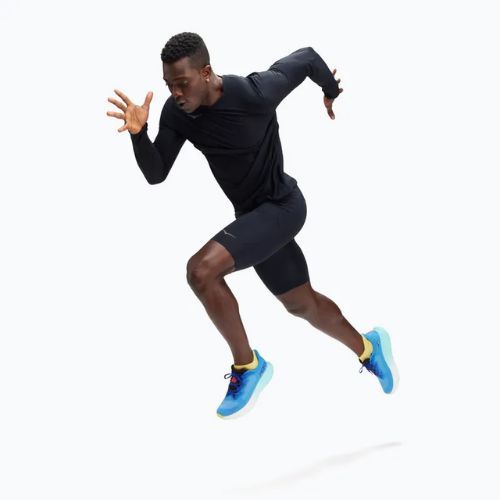 Férfi hosszú ujjú felső futáshoz HOKA Airolite Run black