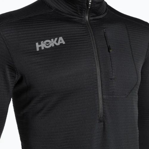 Férfi futófelső HOKA 1/2 Zip black