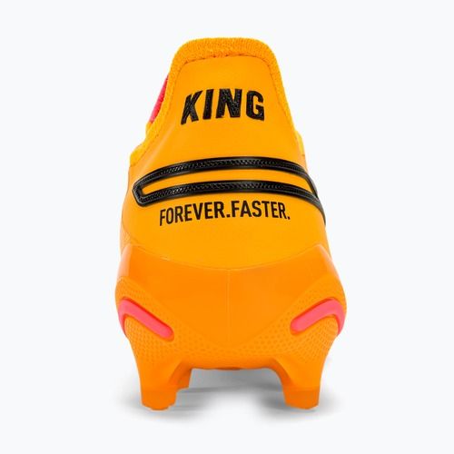 PUMA King Ultimate Fg/Ag sun stream/puma black/sunset glow futballcipő