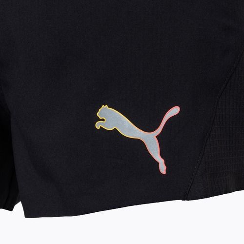 Férfi PUMA Run Ultraweave Velocity 3" Split rövidnadrág fekete/q3