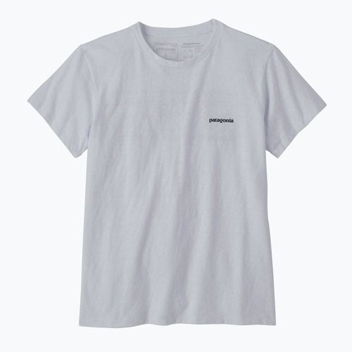 Női trekking póló Patagonia P-6 Logo Responsibili-Tee white