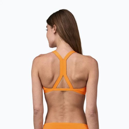Fürdőruha felső Patagonia Bottom Turn Top ripple / kishu orange