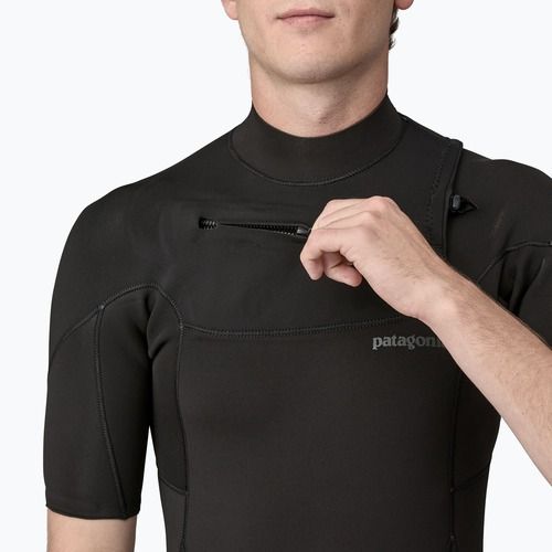 Férfi neoprén ruha Patagonia Yulex Regulator Lite FZ Spring Suit black