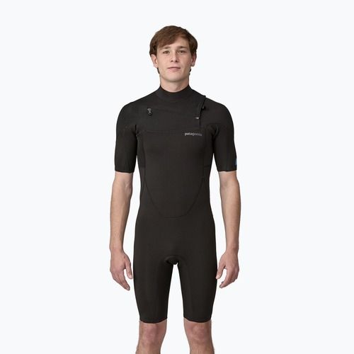 Férfi neoprén ruha Patagonia Yulex Regulator Lite FZ Spring Suit black