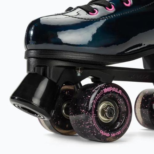 Női kétsoros görkorcsolya IMPALA Quad Skate black holographic