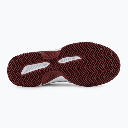 Női teniszcipő Mizuno Break Shot 4 CC white/cabernet/papyrus