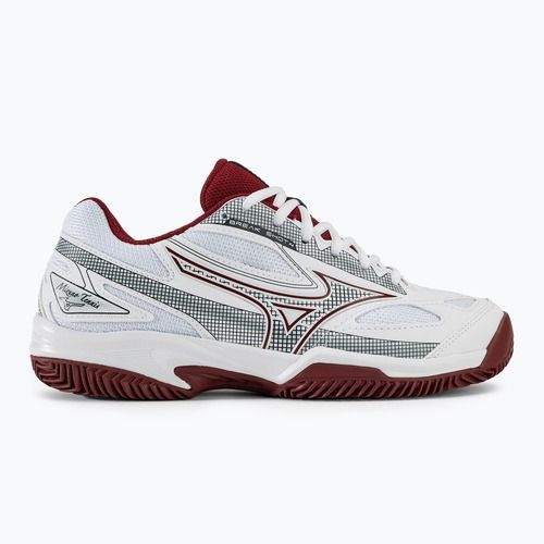 Női teniszcipő Mizuno Break Shot 4 CC white/cabernet/papyrus