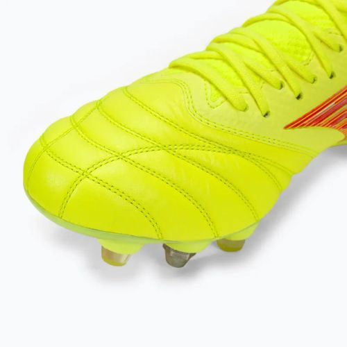 Férfi focicipő Mizuno Morelia Neo IV Β Japan Mix safety yellow/flery coral 2/safety yellow