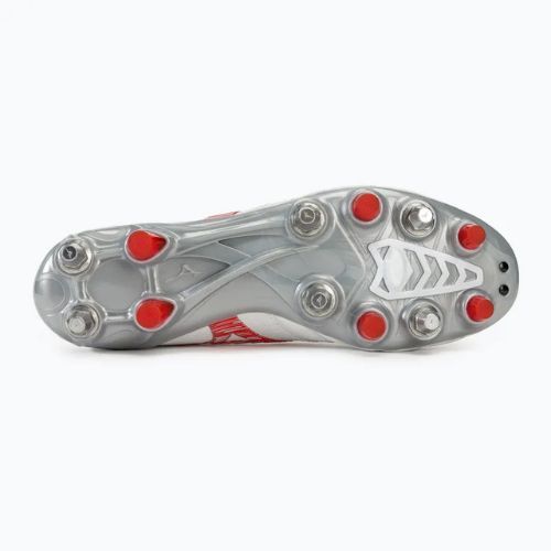 Férfi focicipő Mizuno Morelia Neo IV Β Japan Mix white/radiant red/hot coral