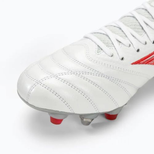 Férfi focicipő Mizuno Morelia Neo IV Β Japan Mix white/radiant red/hot coral