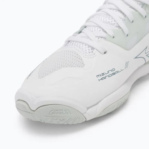 Női kézilabda cipő Mizuno Wave Mirage 5 white/glacial ridge/patinagreen