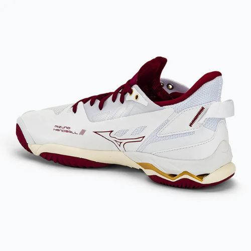 Női kézilabda cipő Mizuno Wave Mirage 5 white/cabernet/mp gold