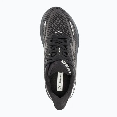 női futócipő HOKA Clifton 9 Wide black/white