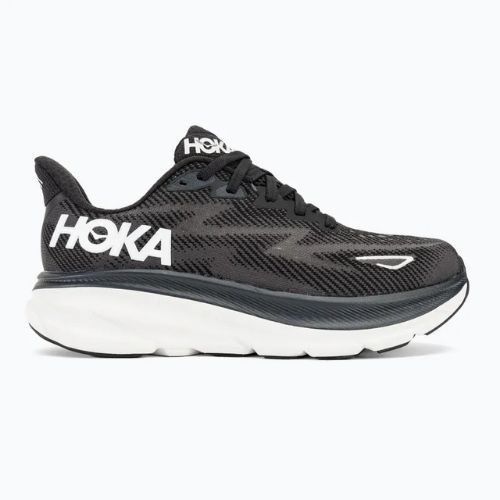 női futócipő HOKA Clifton 9 Wide black/white