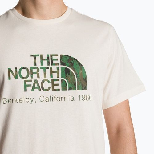 Férfi póló The North Face Berkeley California white dune/optic emeral