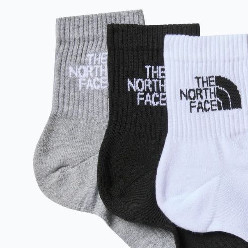 Trekking zokni The North Face Multi Sport Cush Quarter Sock 3 darab black assorted