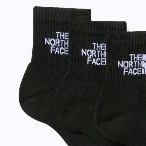 Trekking zokni The North Face Multi Sport Cush Quarter Sock 3 darab black