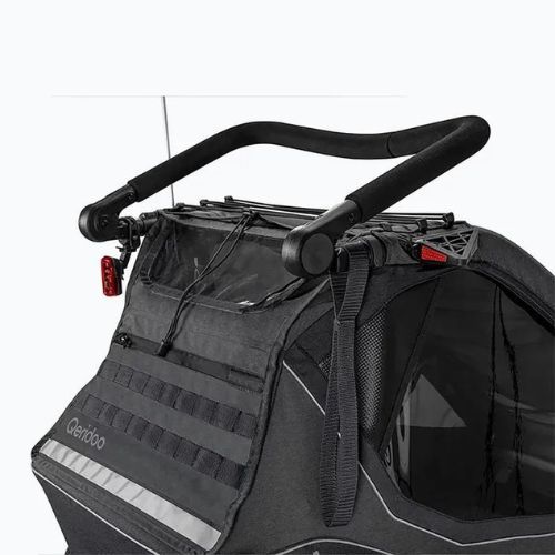 Kerékpáros utánfutó Qeridoo Kidgoo 2 dark steel grey
