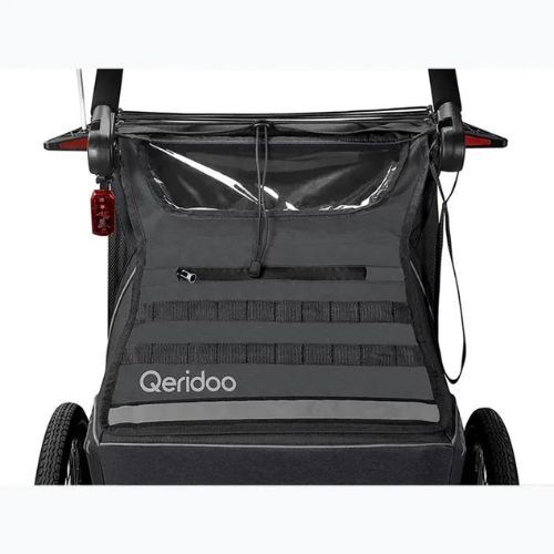 Kerékpáros utánfutó Qeridoo Kidgoo 2 dark steel grey