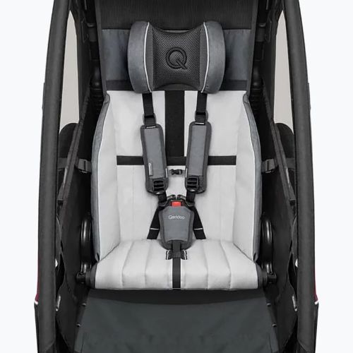 Kerékpáros utánfutó Qeridoo Sportrex 1 cayenne red