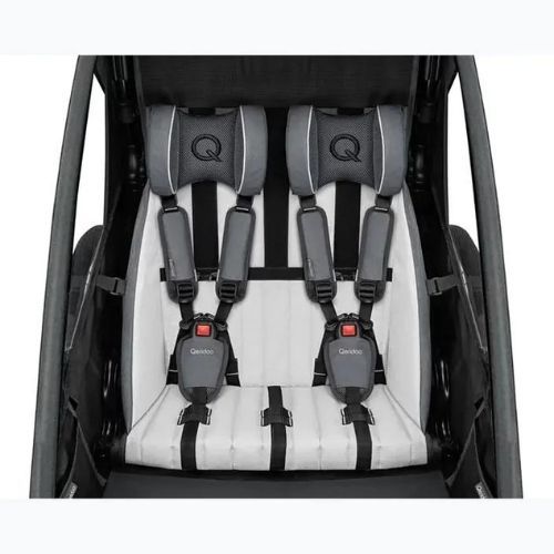 Kerékpáros utánfutó Qeridoo Sportrex 2 cayenne red