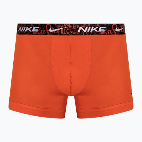 Férfi boxeralsó Nike Everyday Cotton Stretch Trunk 3 darab red/aquarius blue/stadium green