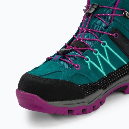 Gyerek trekking cipő CMP Rigel Mid lake/pink fluo