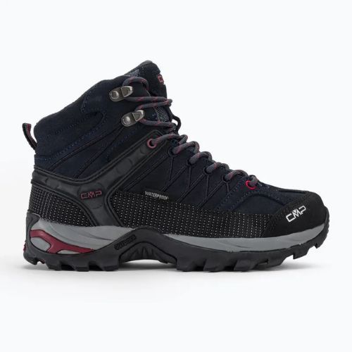 Férfi trekking cipő CMP Rigel Mid asphalt/syrah