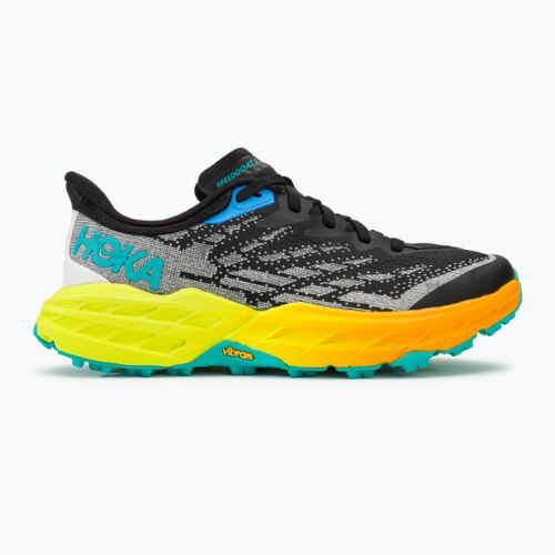 Női futócipő HOKA Speedgoat 5 black/evening primrose