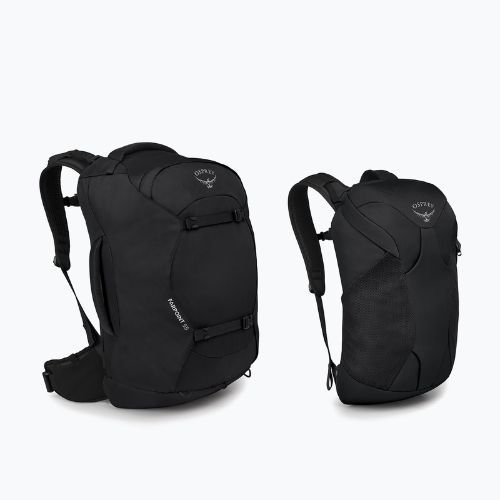 Férfi túra hátizsák Osprey Farpoint 55 l black