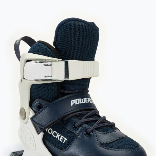 Gyerek görkorcsolya Powerslide Rocket white/navy blue