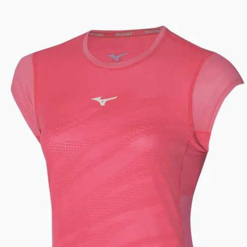 Női futópóló Mizuno Aero Tee sunkissed coral