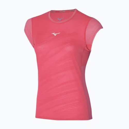 Női futópóló Mizuno Aero Tee sunkissed coral