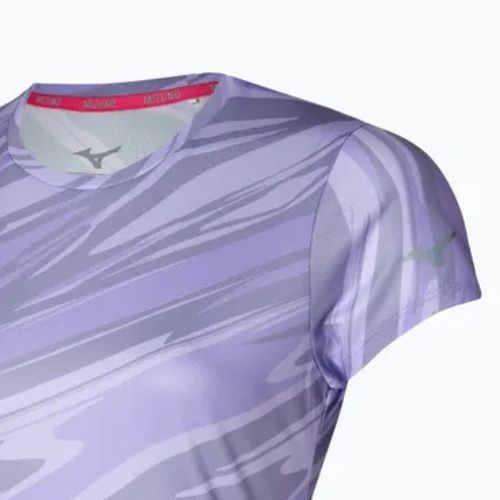 Női futópóló Mizuno Core Graphic Tee pastel lilac