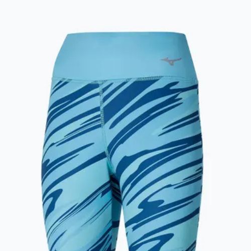 Női futóleggings Mizuno 7/8 Printed maui blue
