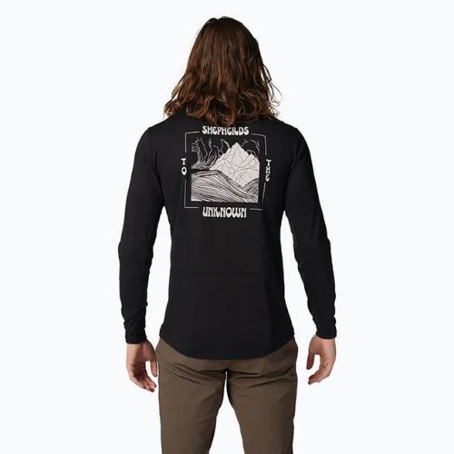 Férfi kerékpáros hosszú ujjú felső Fox Racing Ranger Dr Shepherds black