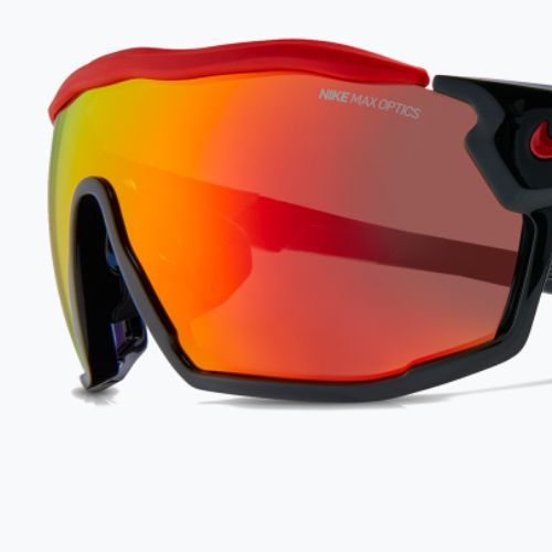 Napszemüveg Nike Show X Rush black/red mirror