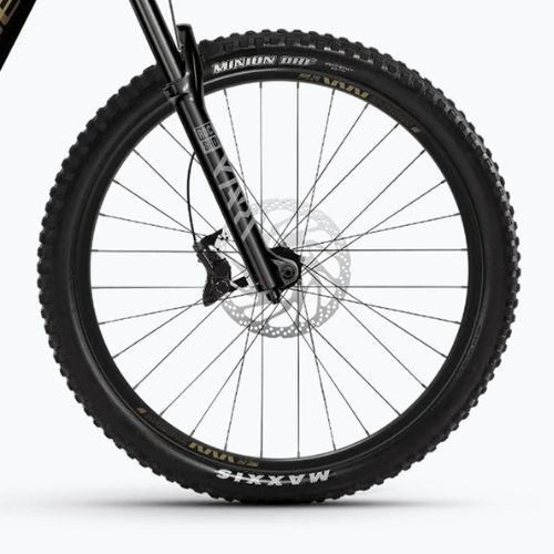 Elektromos kerékpár Haibike Allmnt CF 8 750 Wh black/gold gloss