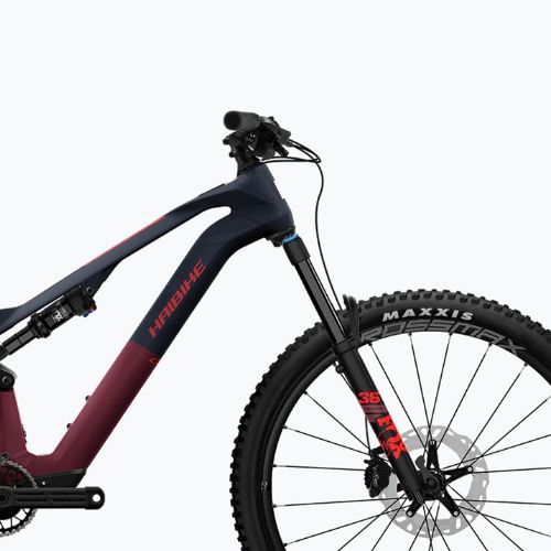 Elektromos kerékpár Haibike Lyke CF 11 430 Wh royal/red/tuscan matt